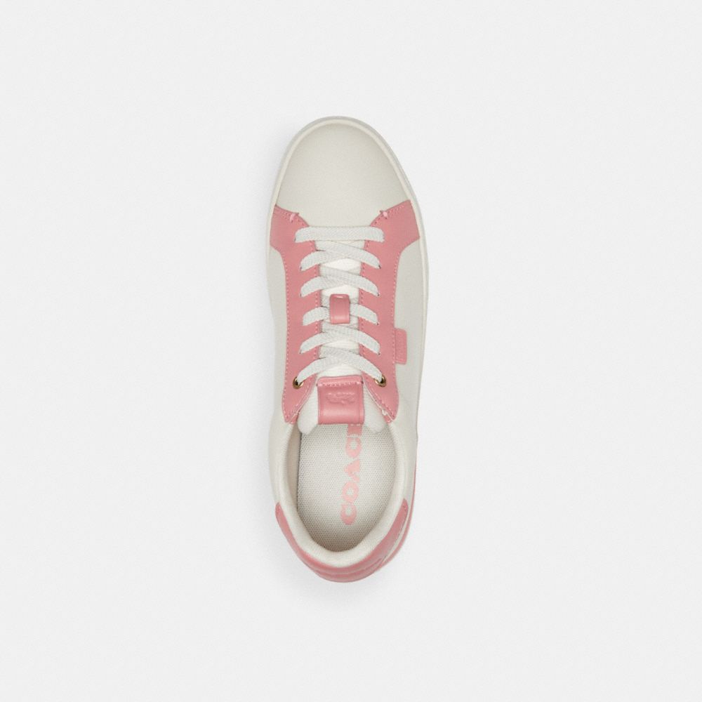 Coach Lowline Low Top Sneaker Bubblegum | 937-XNTVQM