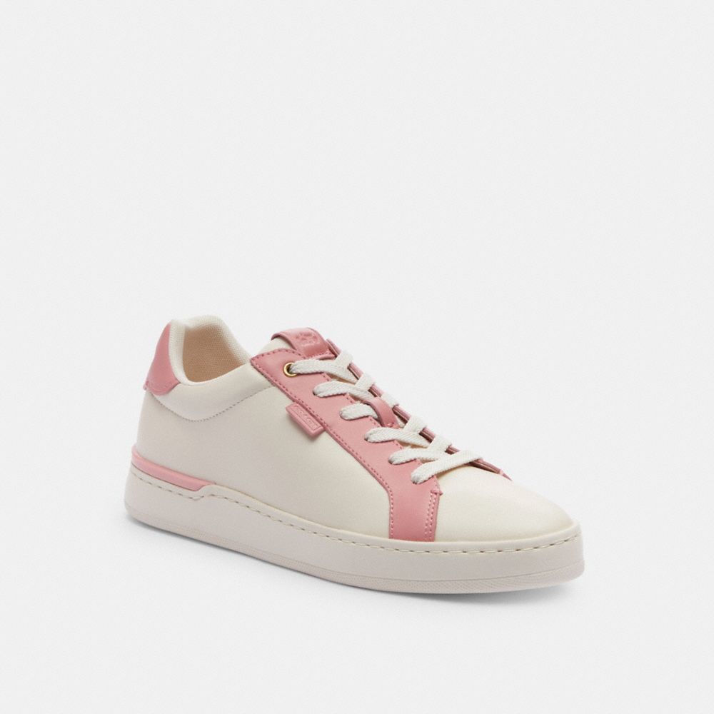 Coach Lowline Low Top Sneaker Bubblegum | 937-XNTVQM