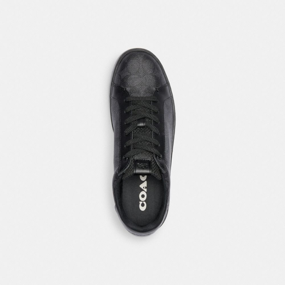 Coach Lowline Low Top Sneaker In Signature Canvas Charcoal | 210-JYQHRU