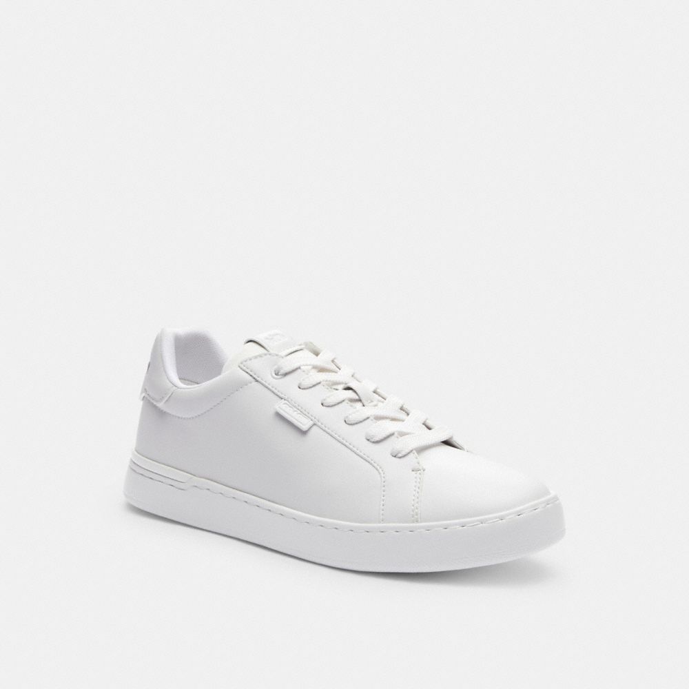 Coach Lowline Low Top Sneaker Optic White | 593-JCQGKU