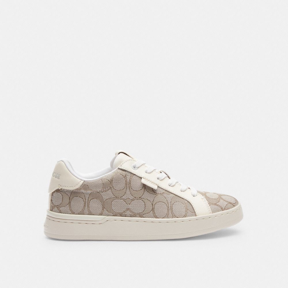 Coach Lowline Low Top Sneaker Stone/Chalk | 098-VGSNIB