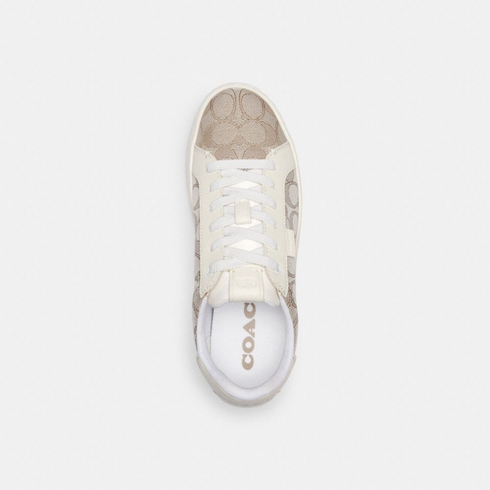 Coach Lowline Low Top Sneaker Stone/Chalk | 098-VGSNIB