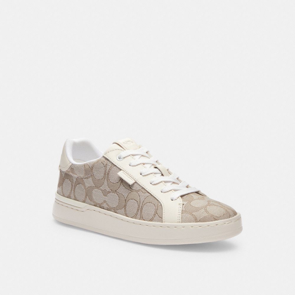 Coach Lowline Low Top Sneaker Stone/Chalk | 098-VGSNIB