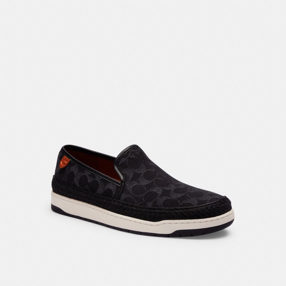 Coach Miles Espadrille In Signature Denim Black Denim | 769-KFLRSG