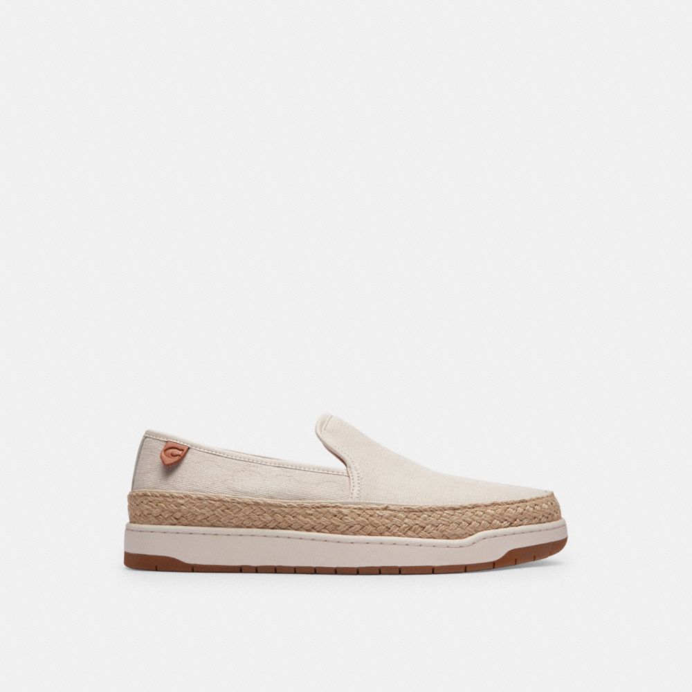 Coach Miles Espadrille In Signature Jacquard Chalk | 609-YSRKVI