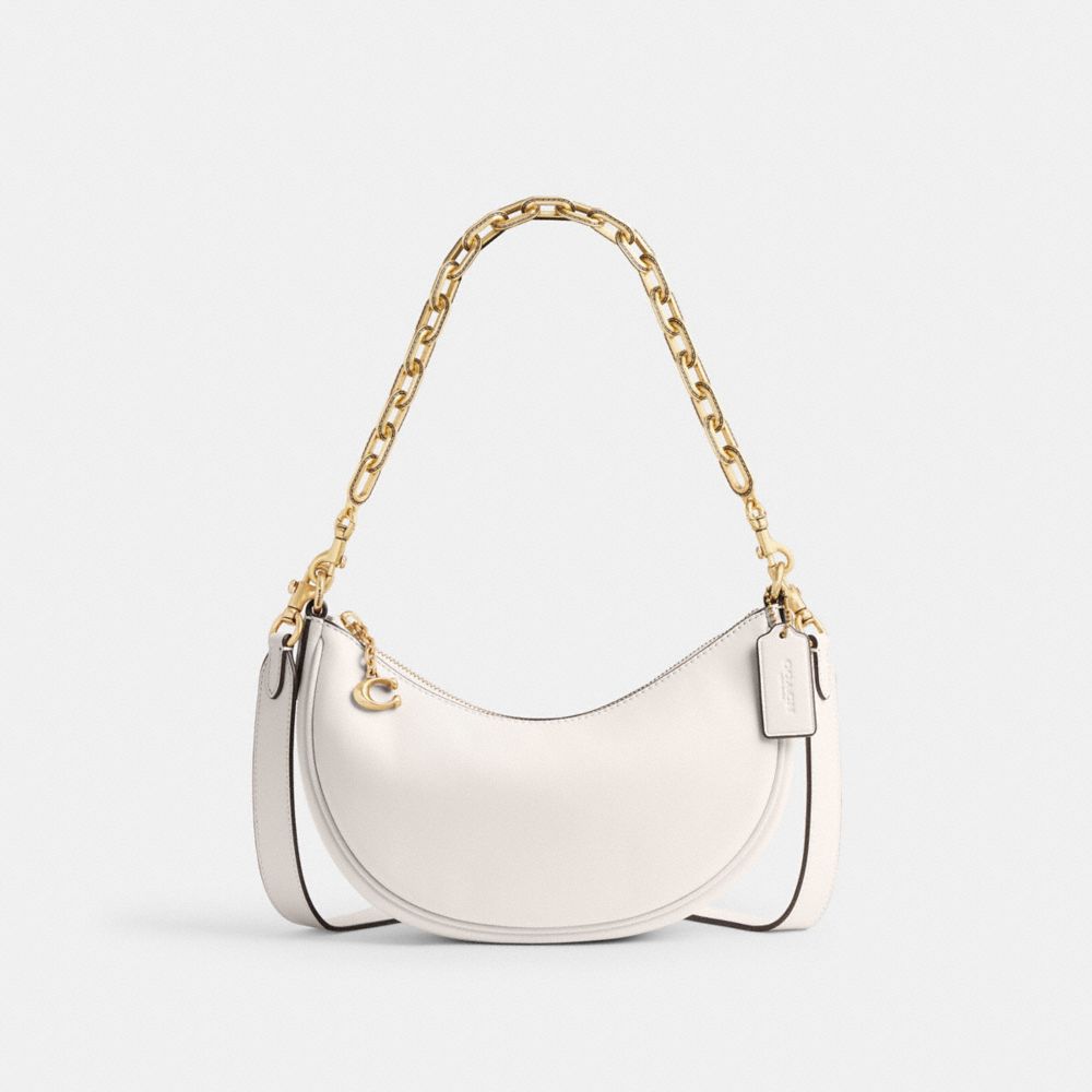 Coach Mira Shoulder Bag Brass/Chalk | 513-HPZXTL