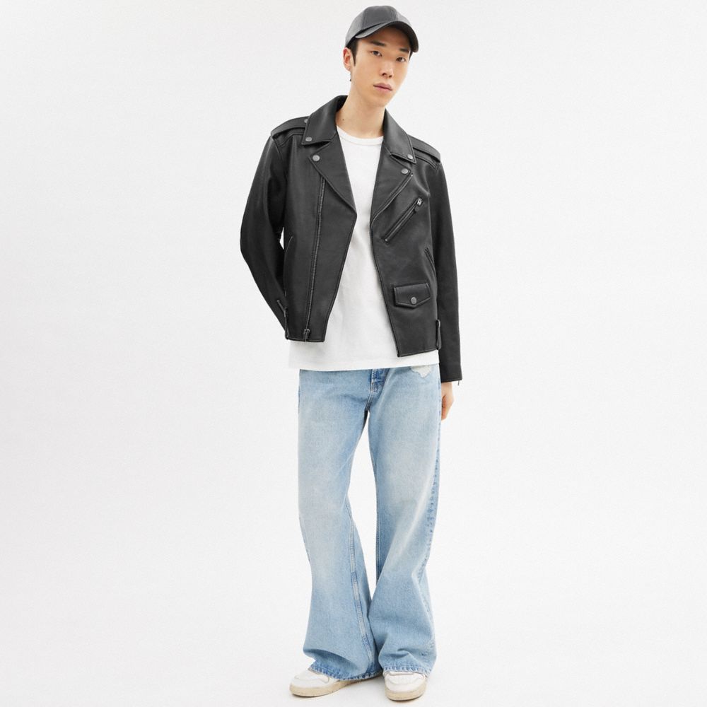 Coach Moto Jacket Black | 239-GLKCEB