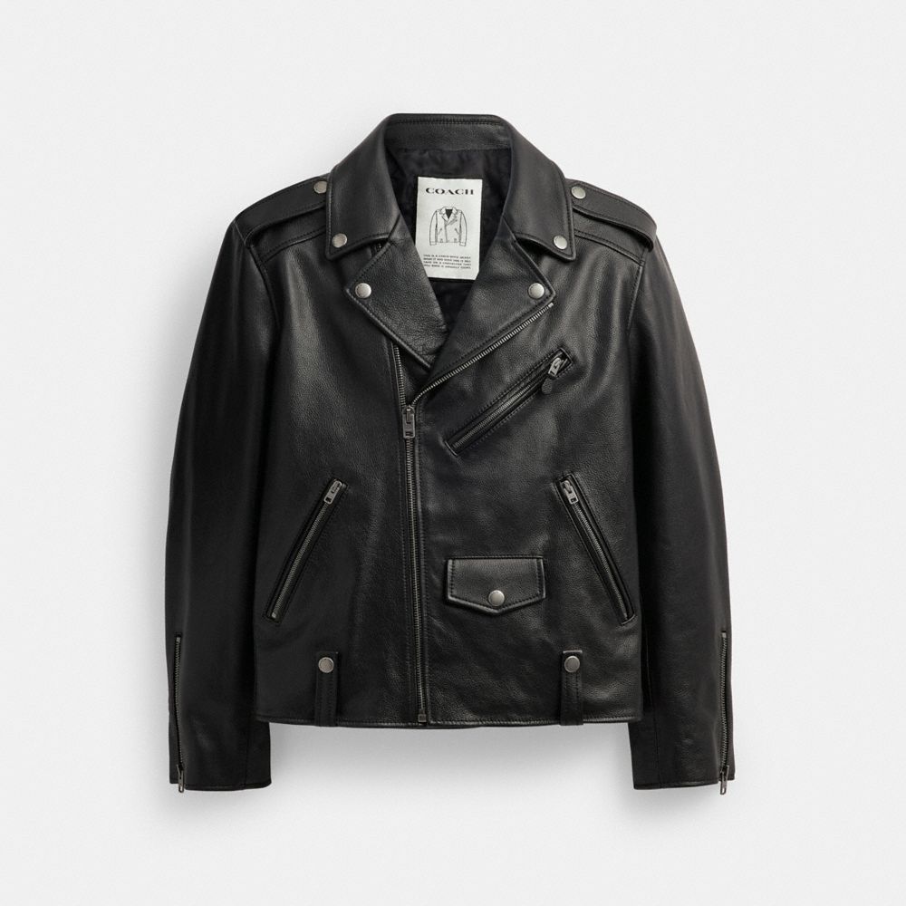 Coach Moto Jacket Black | 239-GLKCEB