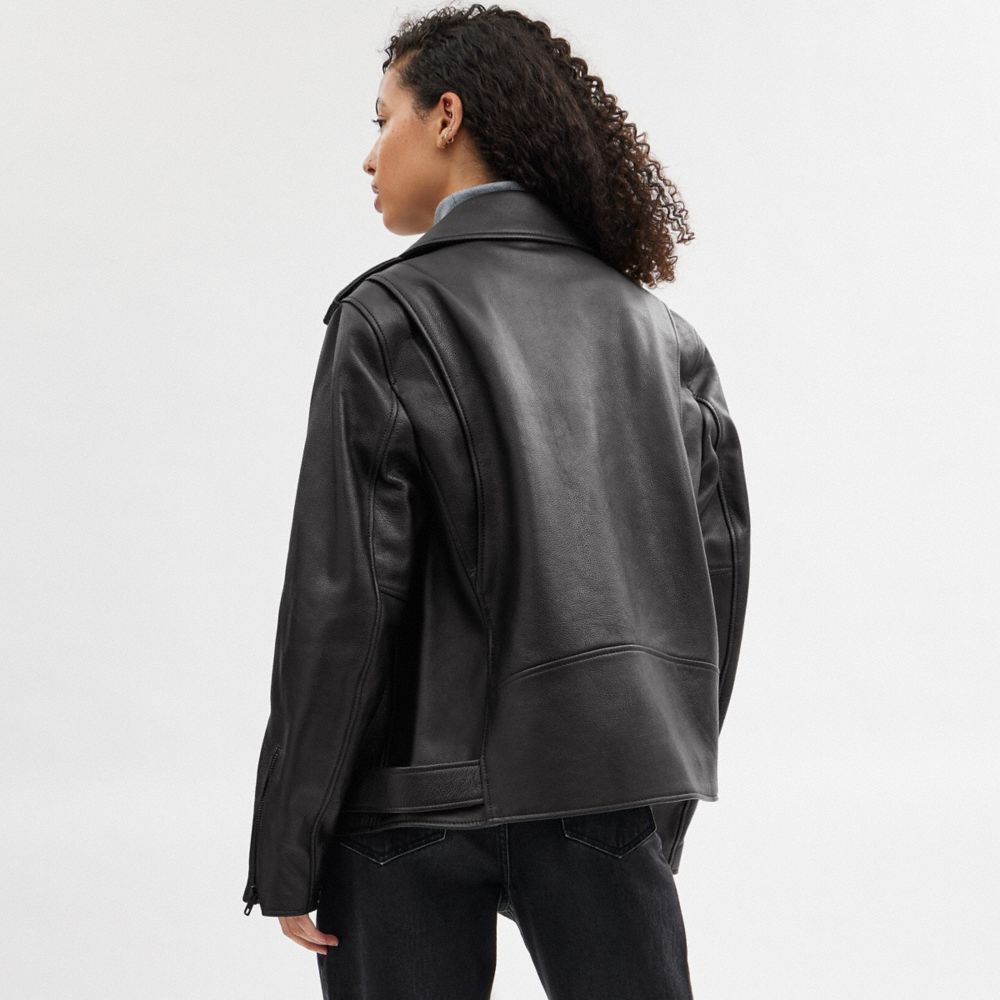 Coach Moto Jacket Black | 560-EWQGNJ