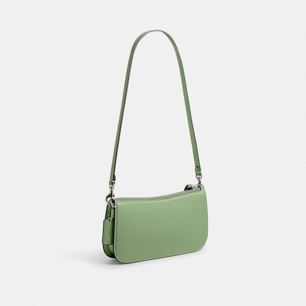 Coach Penn Shoulder Bag Glovetanned Leather/Silver/Pale Pistachio | 618-XYAIGS