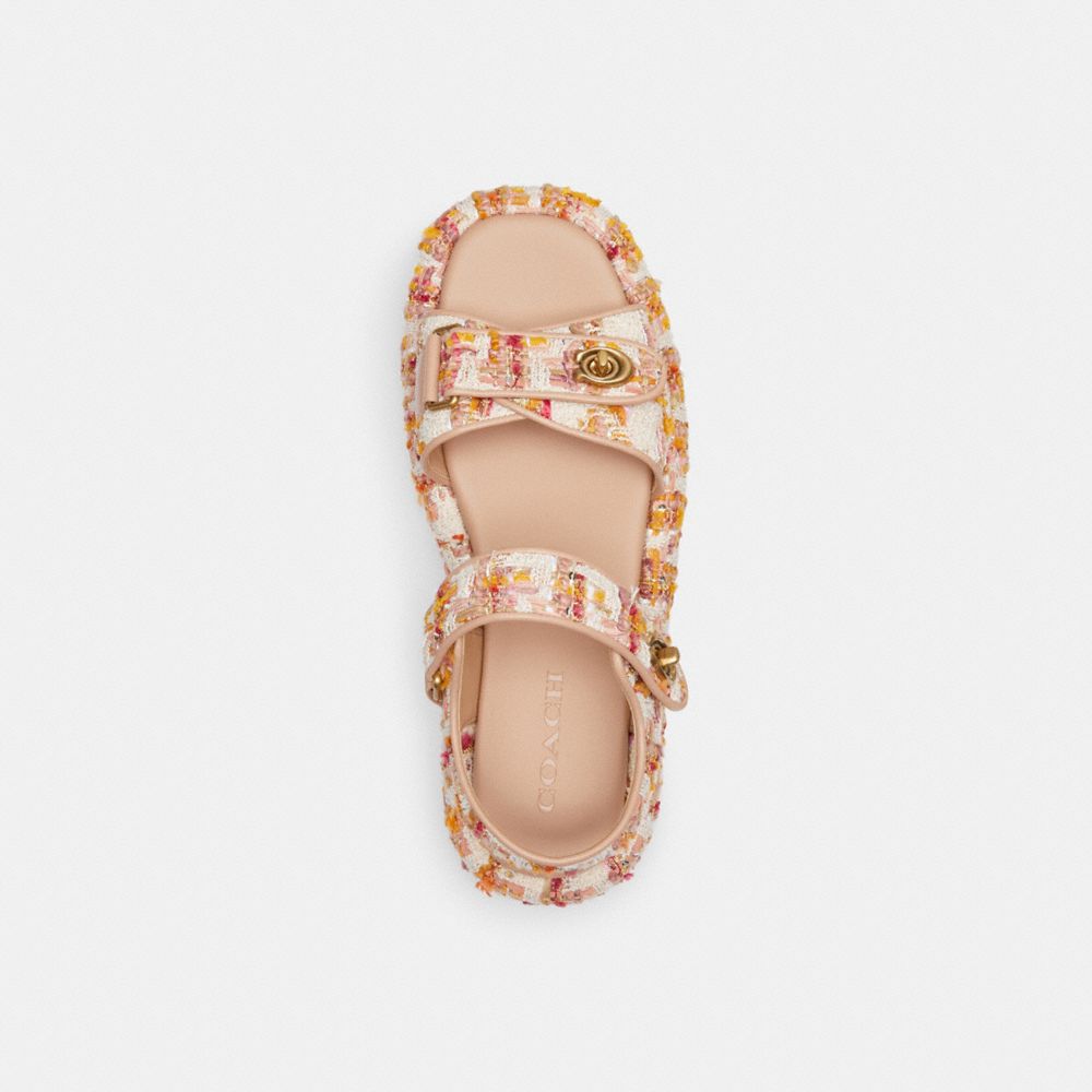 Coach Peyton Sandal Leather/Neutral | 179-ZTEXFL