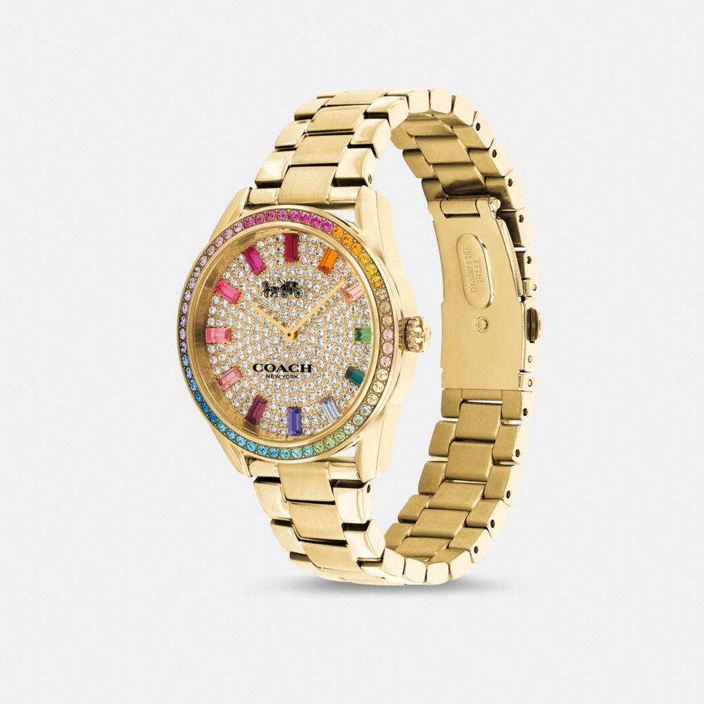 Coach Preston Watch 36 Mm Gold | 275-DROFAC