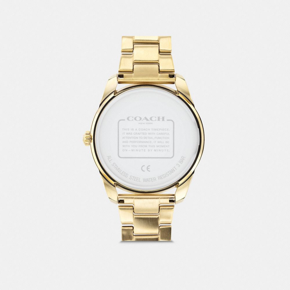 Coach Preston Watch 36 Mm Gold | 275-DROFAC