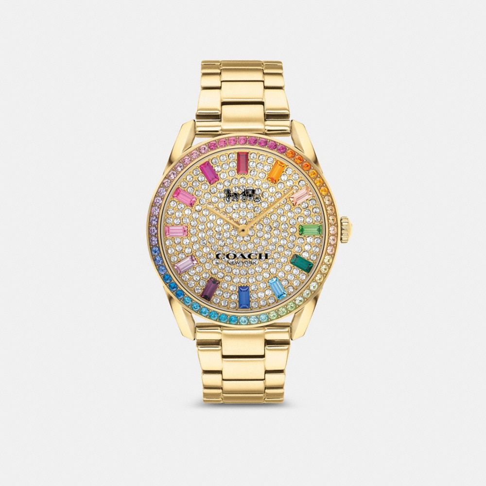 Coach Preston Watch 36 Mm Gold | 275-DROFAC