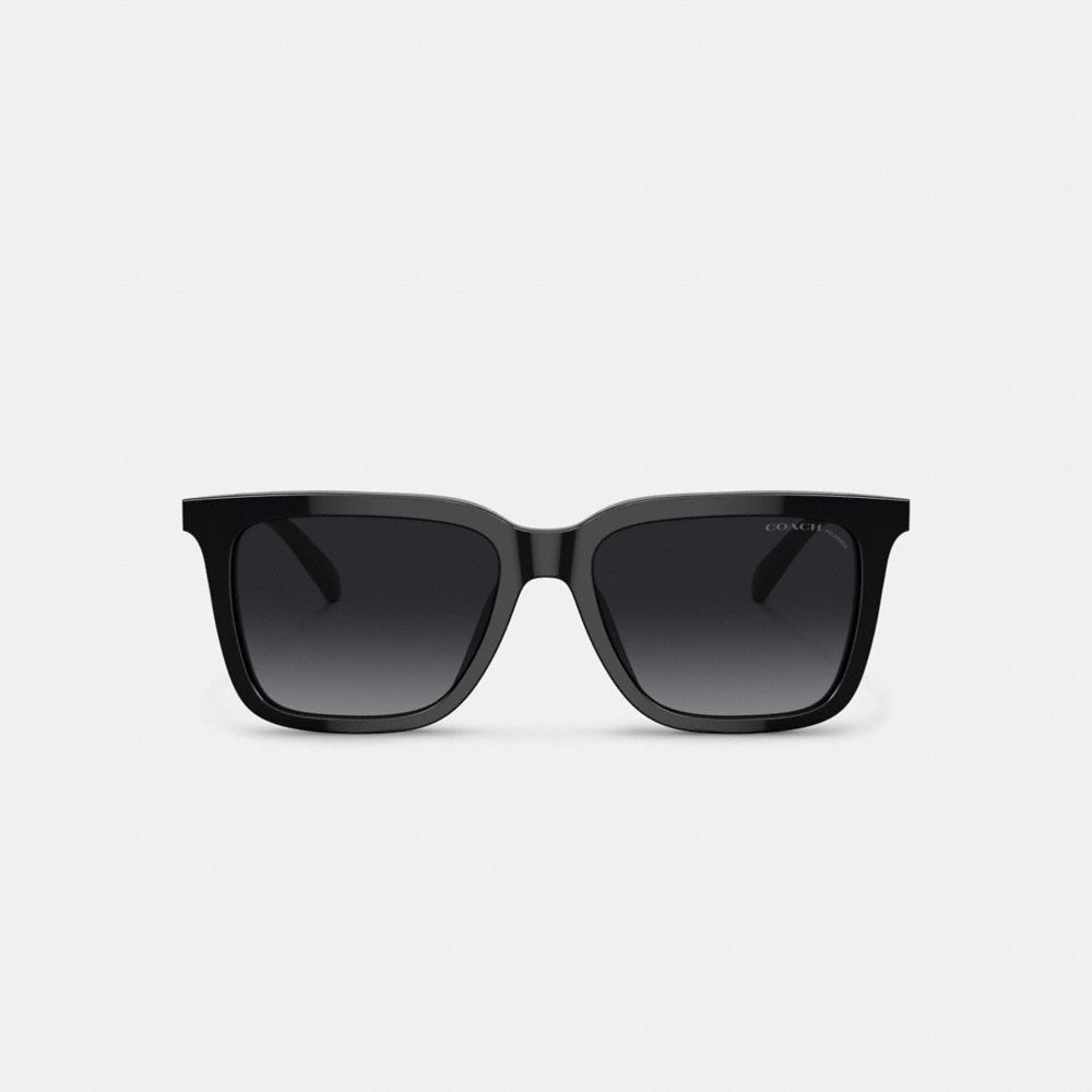 Coach Retro Square Sunglasses Black | 123-PFBXSO