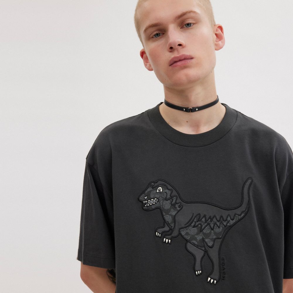 Coach Rexy T Shirt Black | 618-FSVWRY