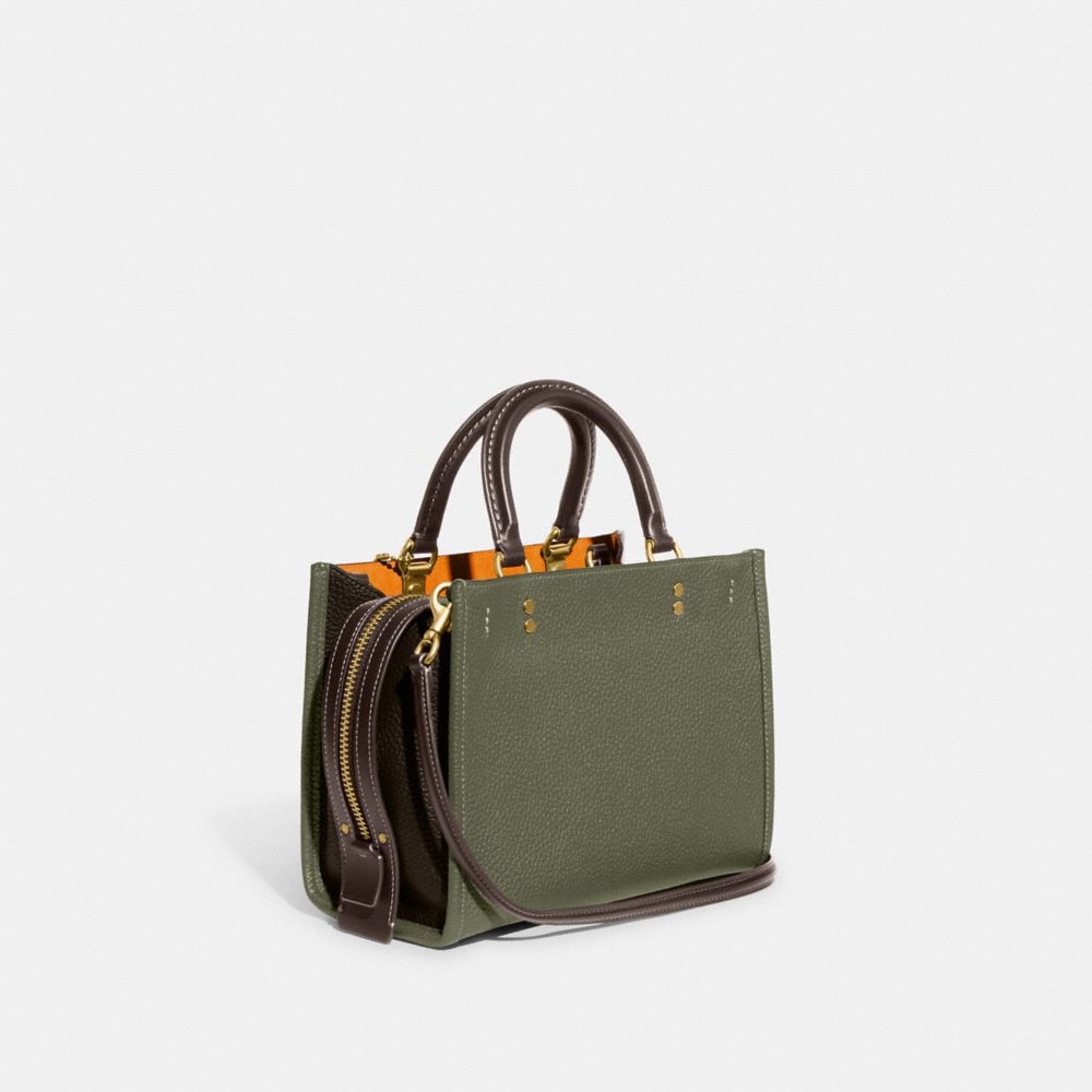 Coach Rogue Bag 25 In Regenerative Leather Glovetanned Leather/Brass/Army Green Multi | 956-AVRXFT