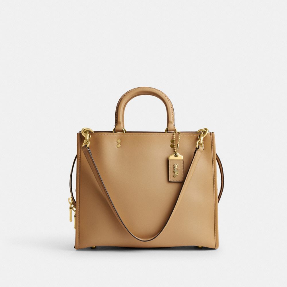 Coach Rogue Bag Glovetanned Leather/Brass/Beige | 713-CKXPNI