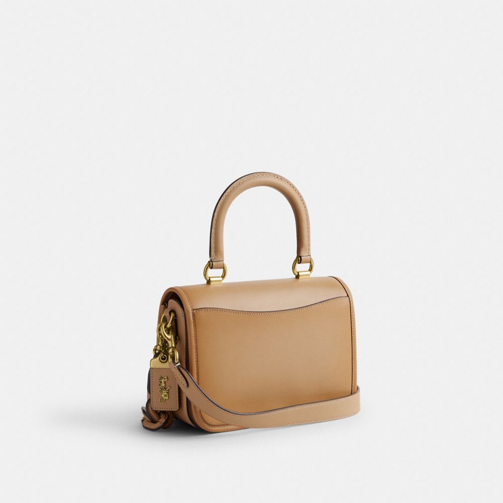 Coach Rogue Top Handle Bag Glovetanned Leather/Brass/Beige | 721-KRZYEP