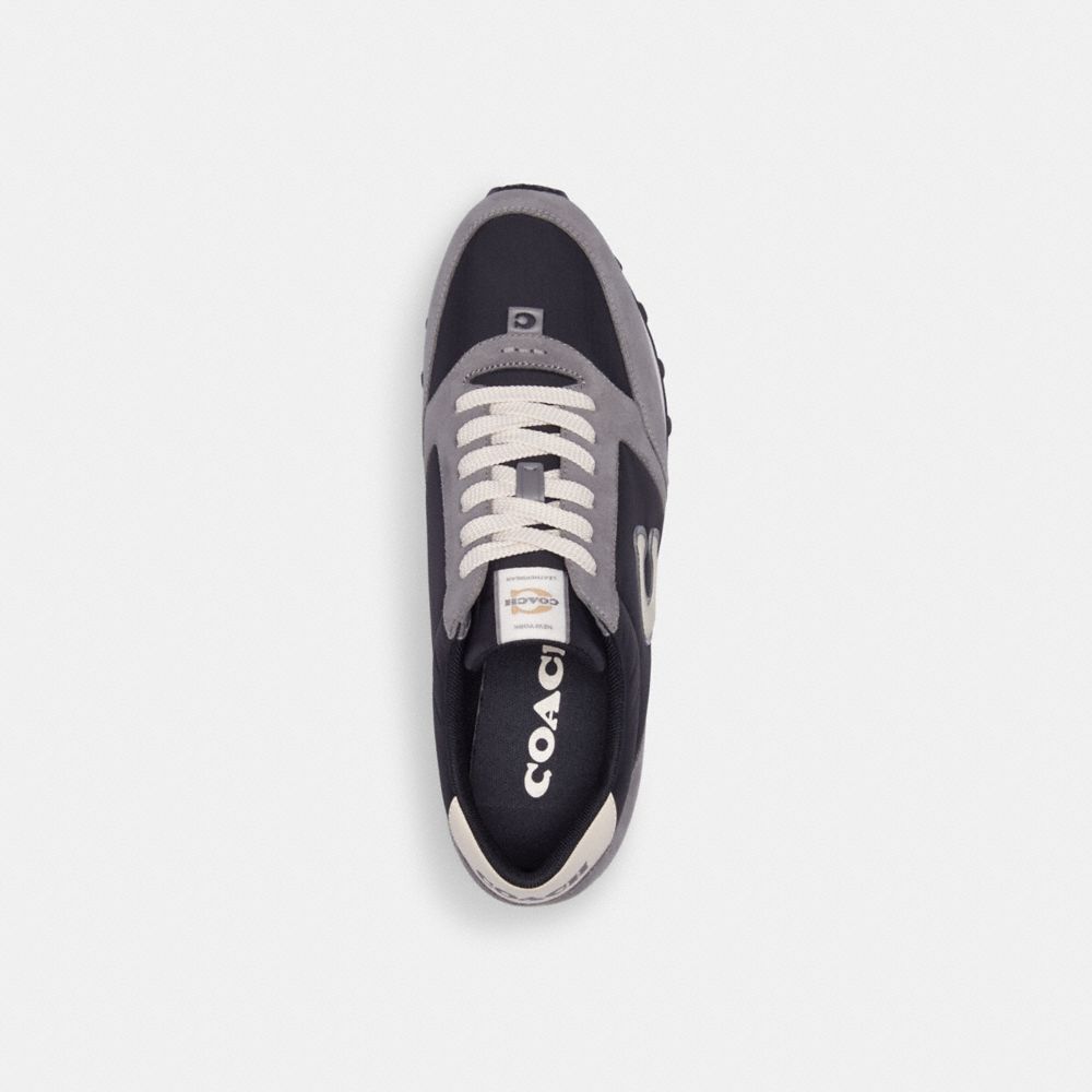 Coach Runner Sneaker Black/Heather Grey | 258-NCBUJZ