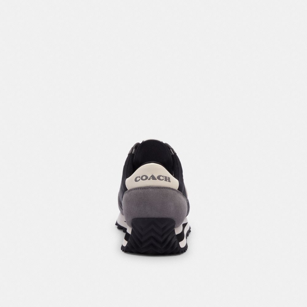 Coach Runner Sneaker Black/Heather Grey | 258-NCBUJZ