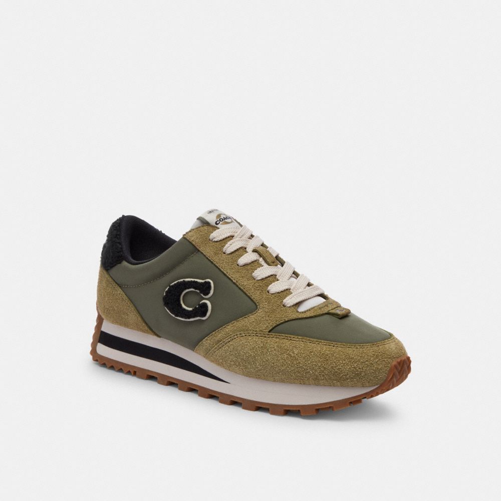 Coach Runner Sneaker Moss/Army Green | 403-AMQPRK