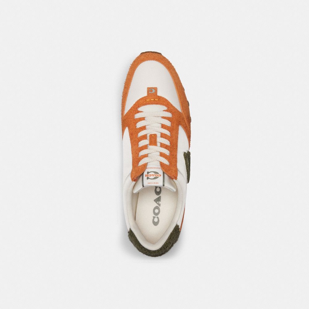 Coach Runner Sneaker Spice Orange/Chalk | 490-VKIOJL