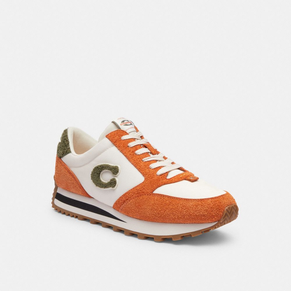 Coach Runner Sneaker Spice Orange/Chalk | 490-VKIOJL