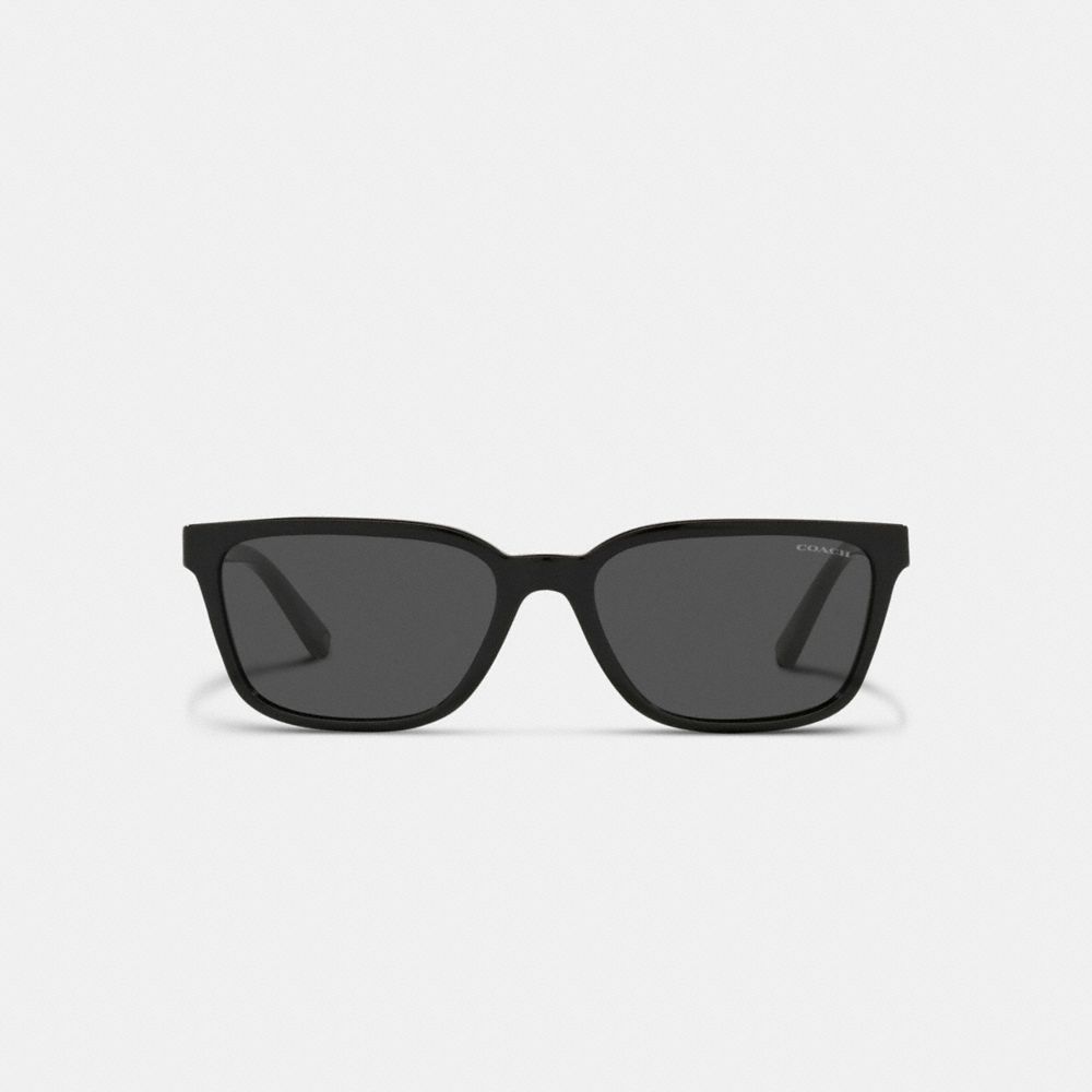 Coach Signature Workmark Square Sunglasses Black | 620-DNUZAJ