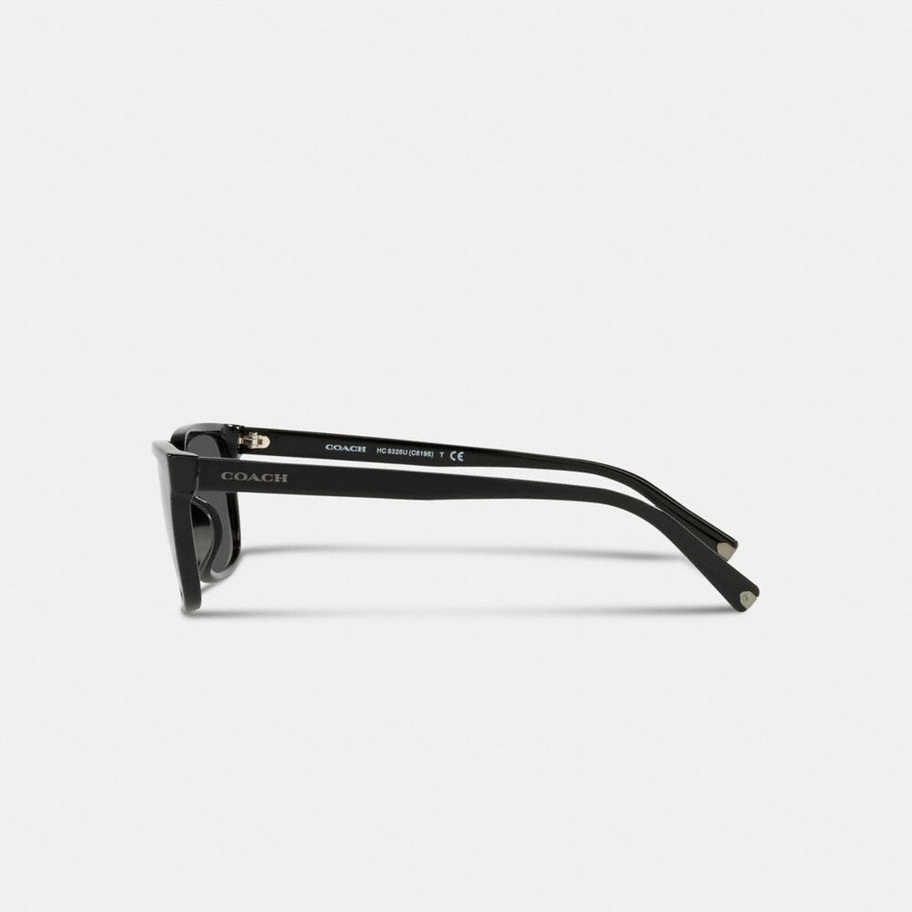 Coach Signature Workmark Square Sunglasses Black | 437-VCRAOG