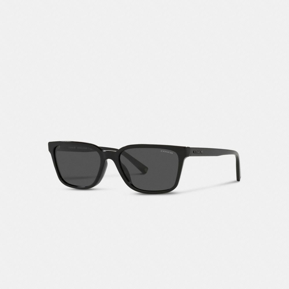 Coach Signature Workmark Square Sunglasses Black | 437-VCRAOG