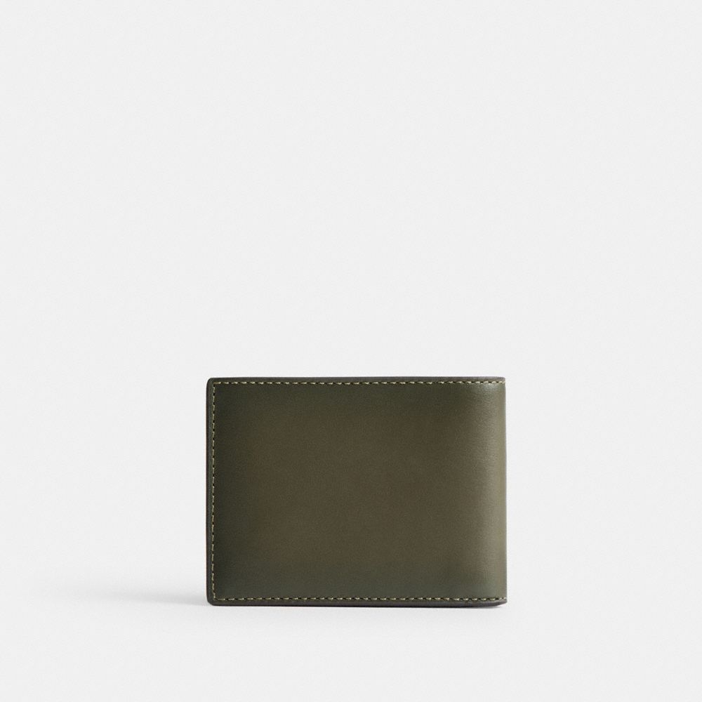 Coach Slim Billfold Wallet Army Green | 297-CHOTWP