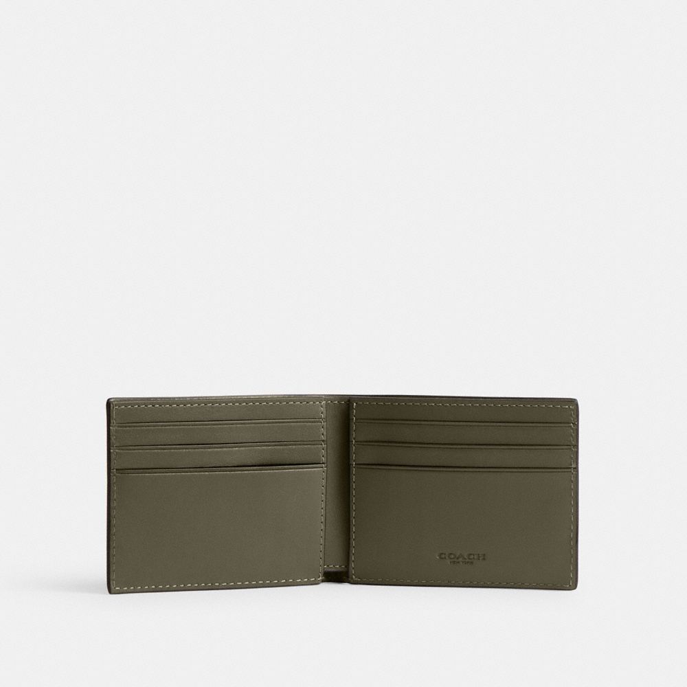 Coach Slim Billfold Wallet Army Green | 297-CHOTWP