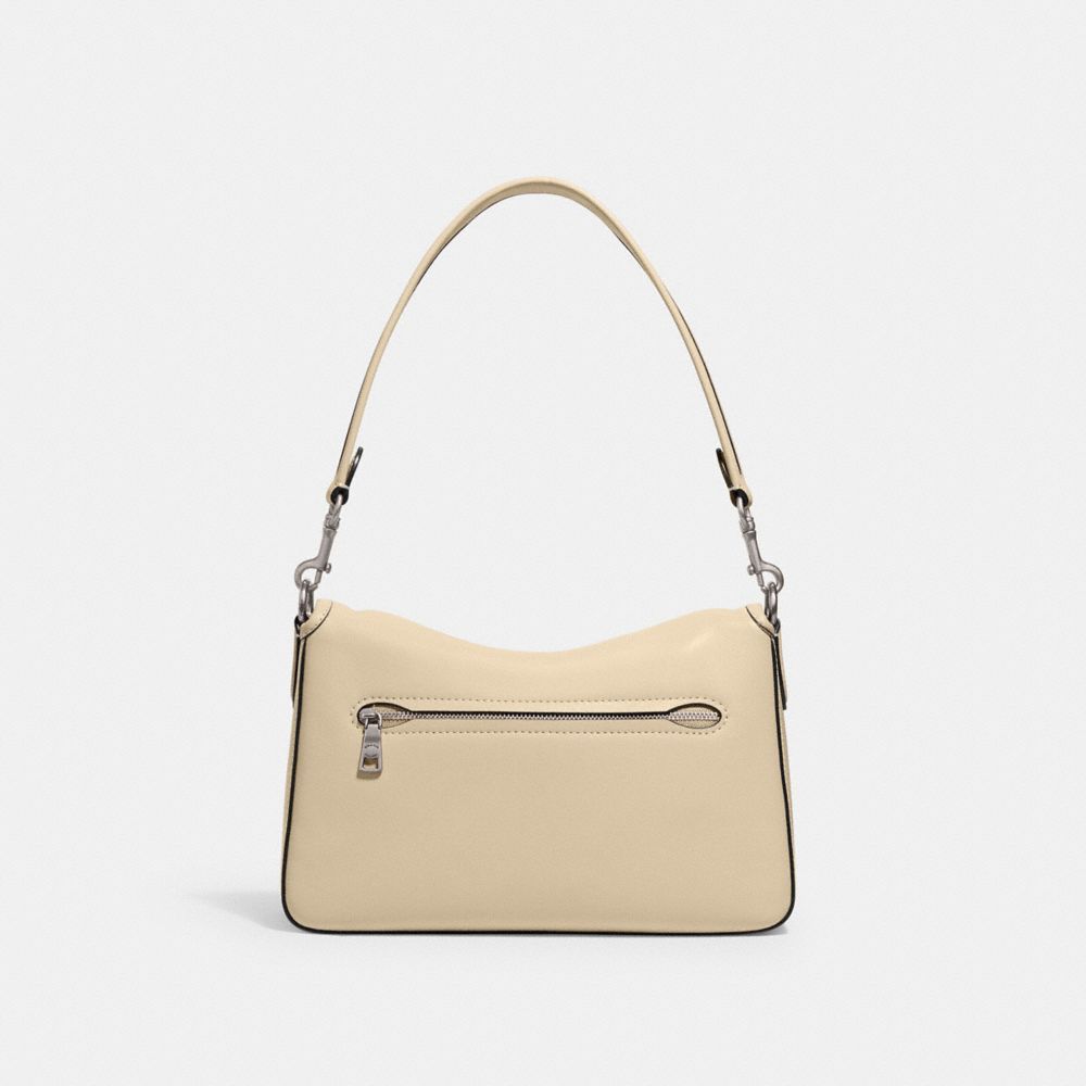 Coach Soft Tabby Shoulder Bag Smooth Leather/Silver/Ivory | 385-UKHGMP