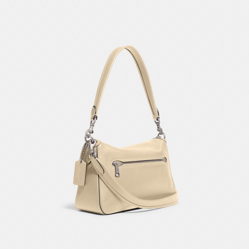 Coach Soft Tabby Shoulder Bag Smooth Leather/Silver/Ivory | 385-UKHGMP