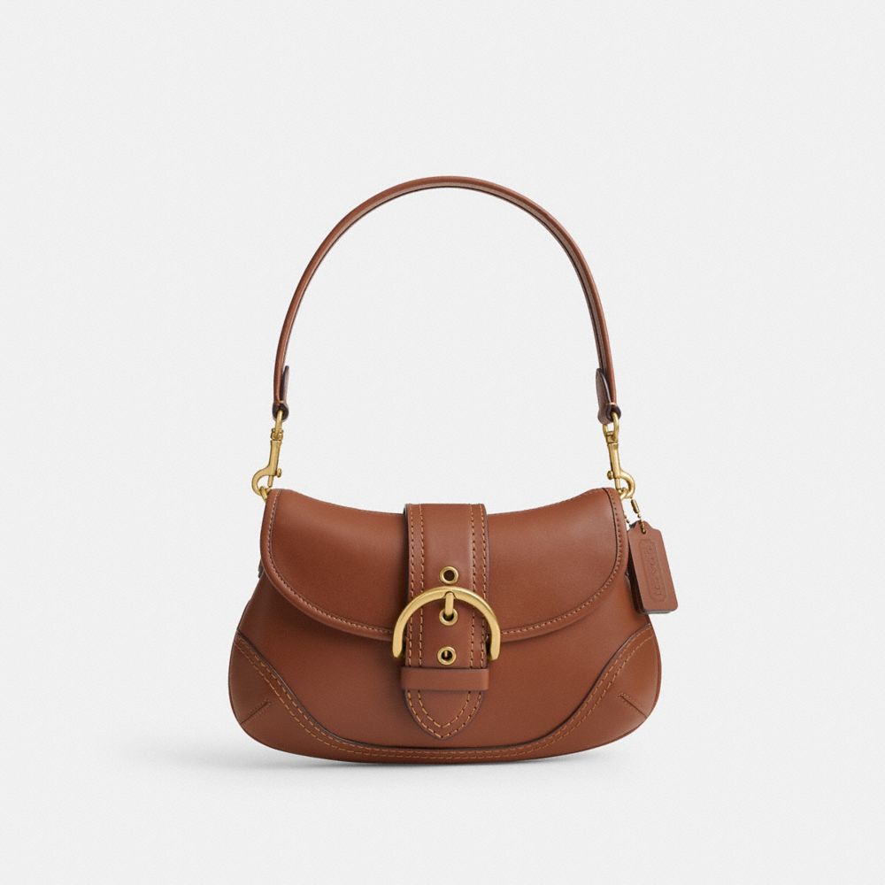 Coach Soho Bag In Regenerative Leather Brass/1941 Saddle | 076-JIDYOL