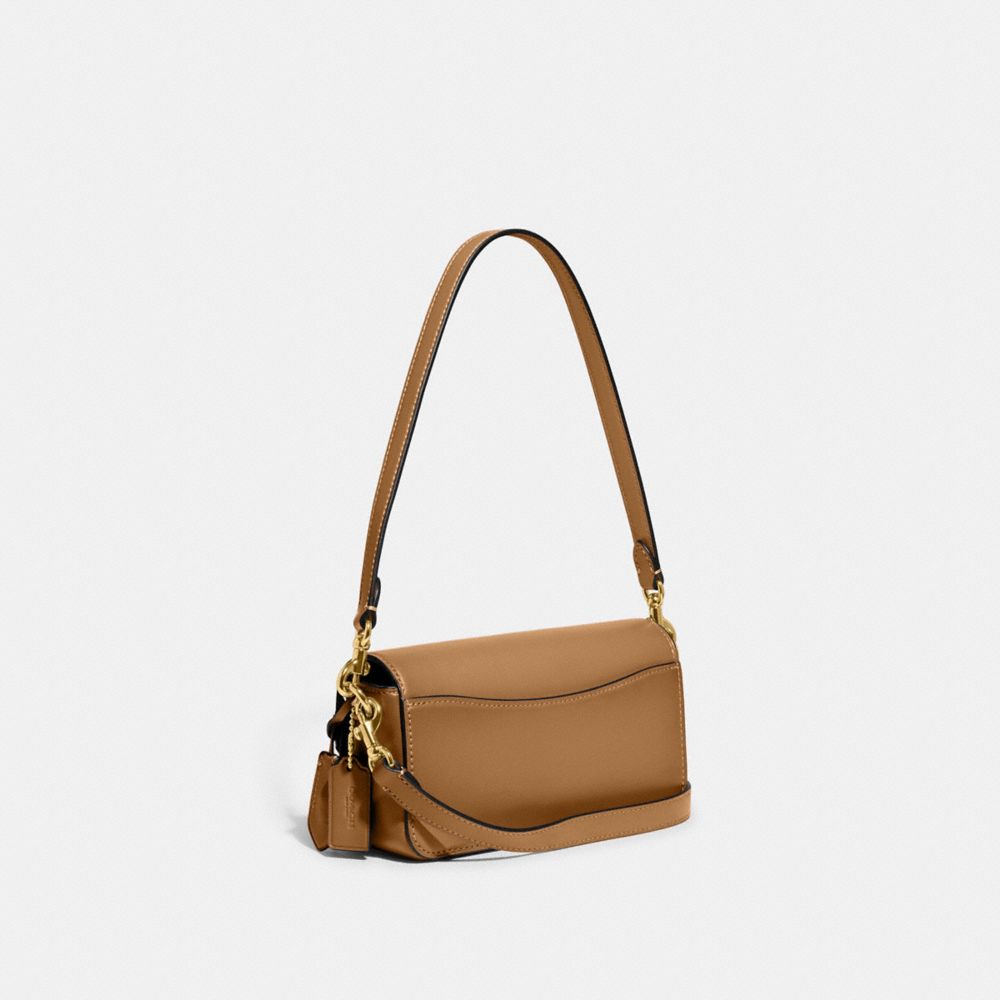 Coach Studio Baguette Bag Glovetanned Leather/Brass/Light Camel | 406-BIEOHW