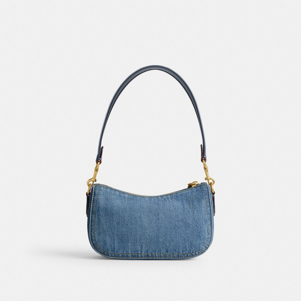 Coach Swinger Bag 20 Brass/Indigo | 859-XBJWIO