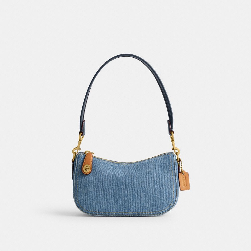 Coach Swinger Bag 20 Brass/Indigo | 859-XBJWIO