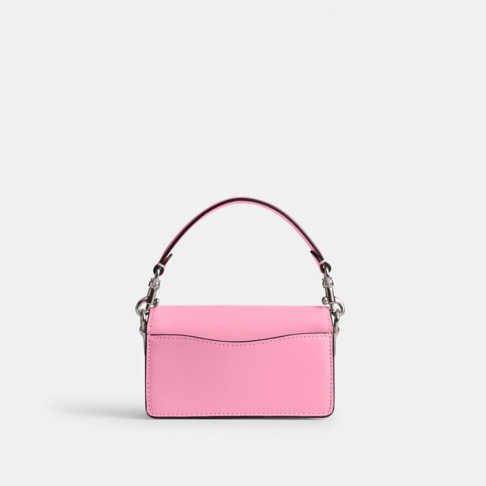 Coach Tabby Bag 12 In Signature Canvas Silver/Vivid Pink | 056-IGPJWV