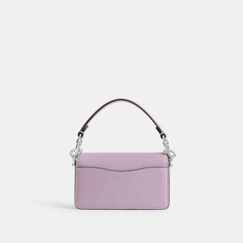 Coach Tabby Bag 12 Silver/Soft Purple | 815-ZIQVNW