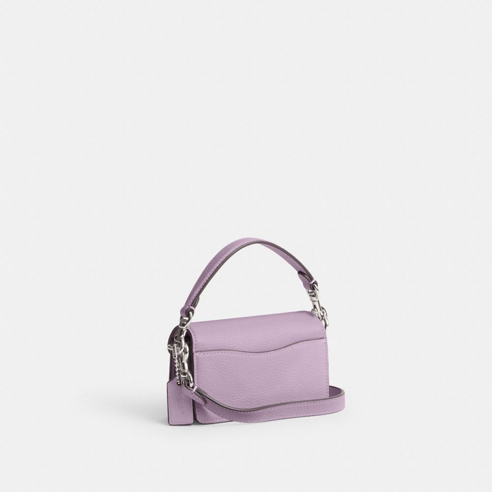 Coach Tabby Bag 12 Silver/Soft Purple | 815-ZIQVNW