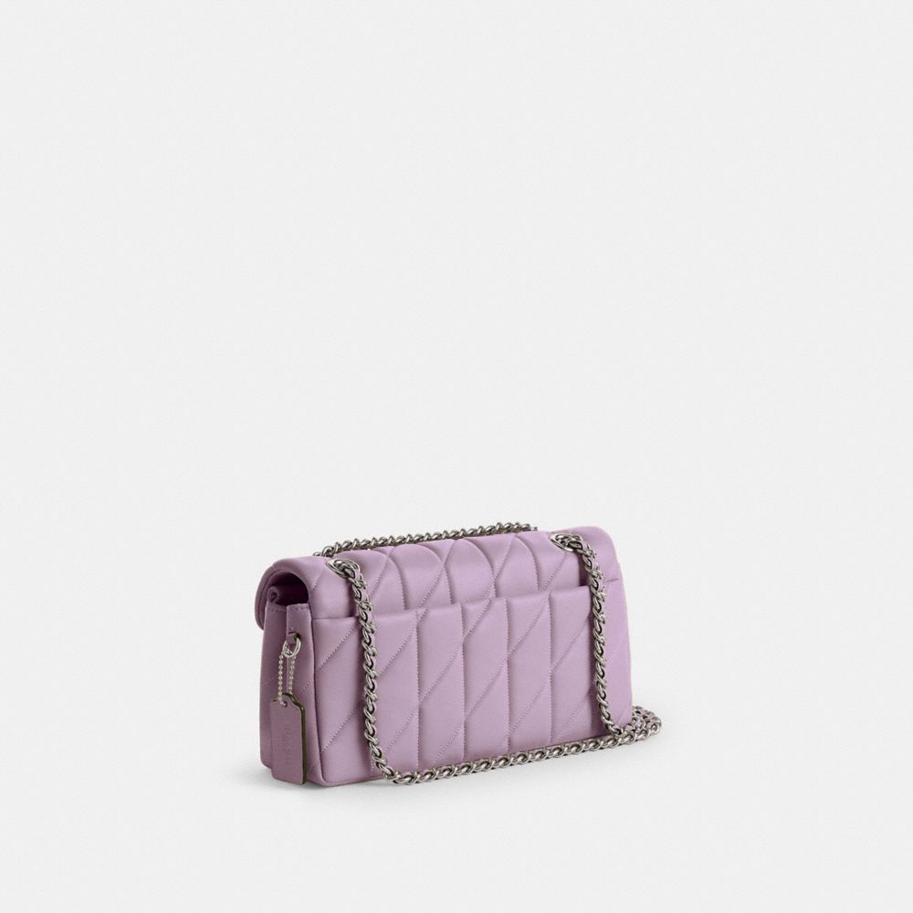 Coach Tabby Shoulder Bag 26 With Quilting Nappa Leather/Silver/Soft Purple | 561-NQKOJE