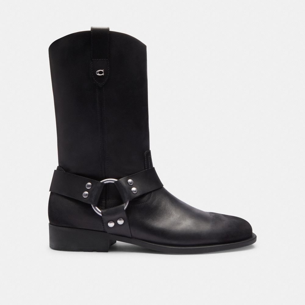 Coach Tara Biker Boot Black | 183-HYLQEW