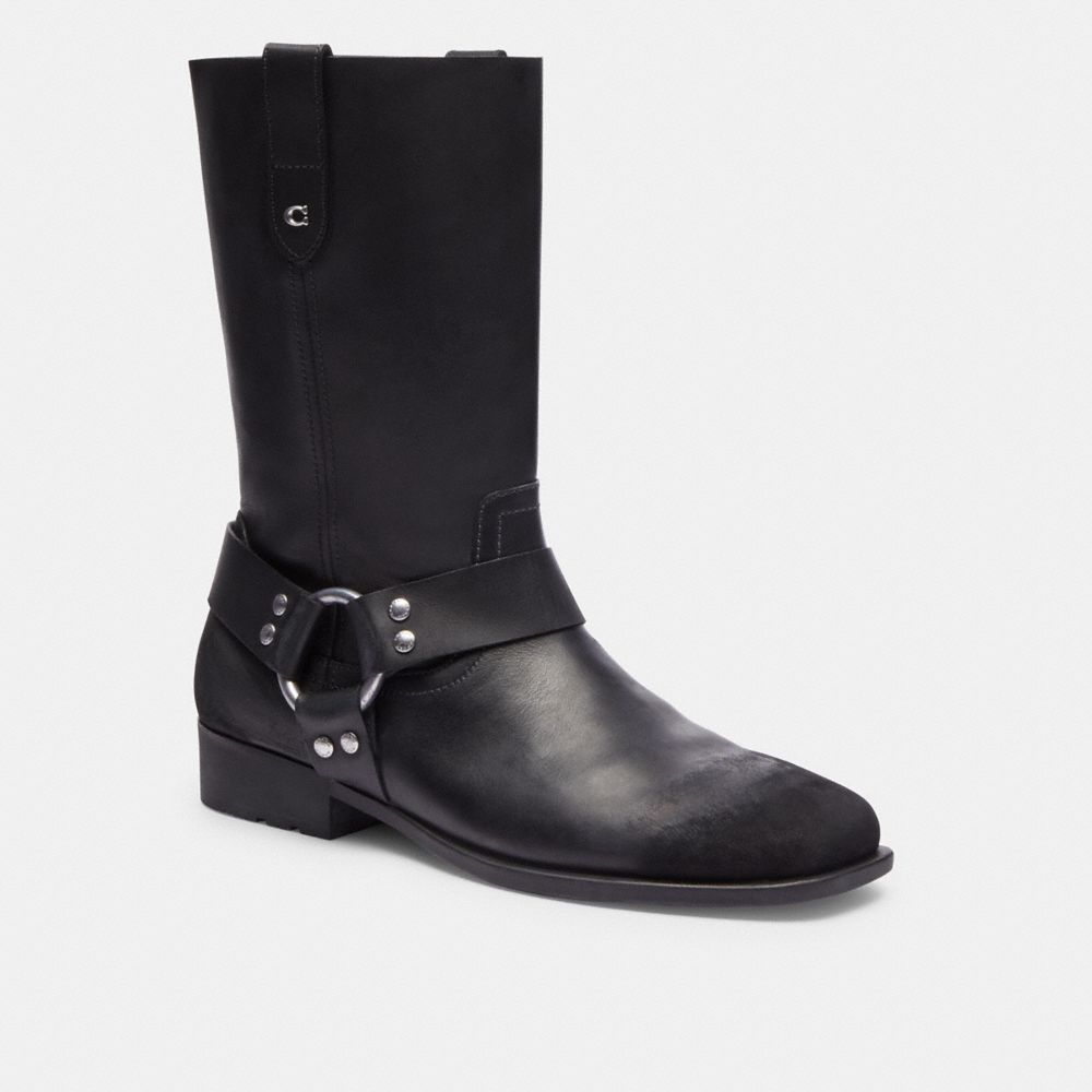 Coach Tara Biker Boot Black | 183-HYLQEW