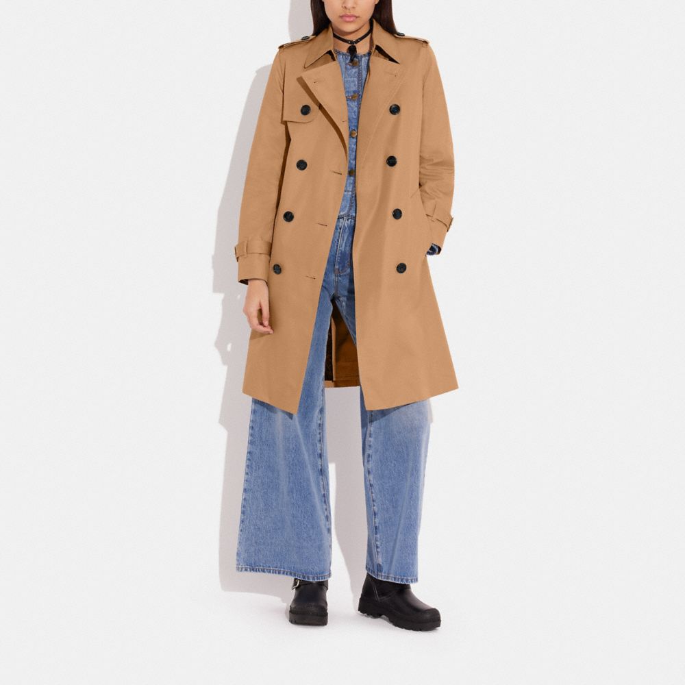 Coach Trench Coat Khaki | 364-CIMGWS