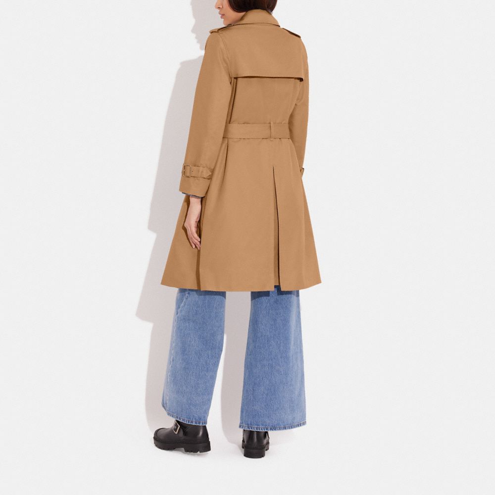 Coach Trench Coat Khaki | 364-CIMGWS