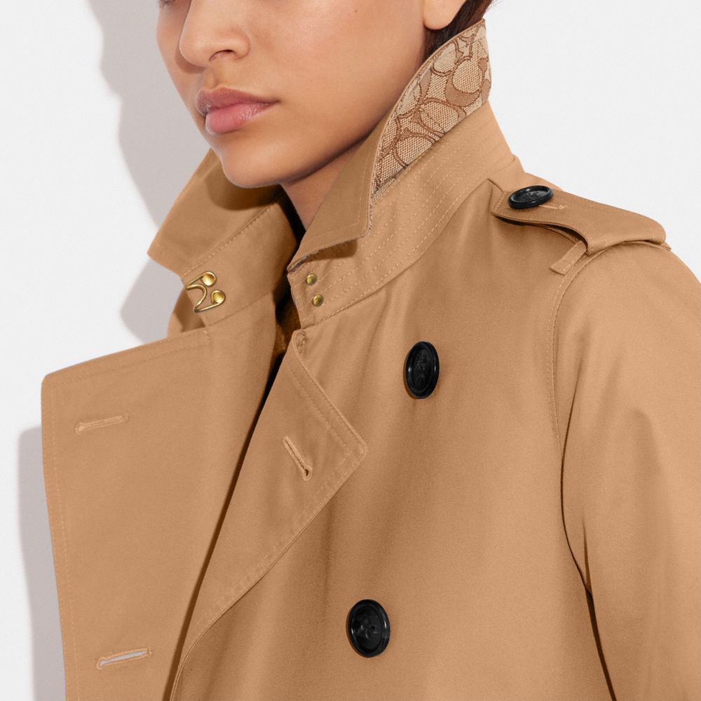 Coach Trench Coat Khaki | 364-CIMGWS