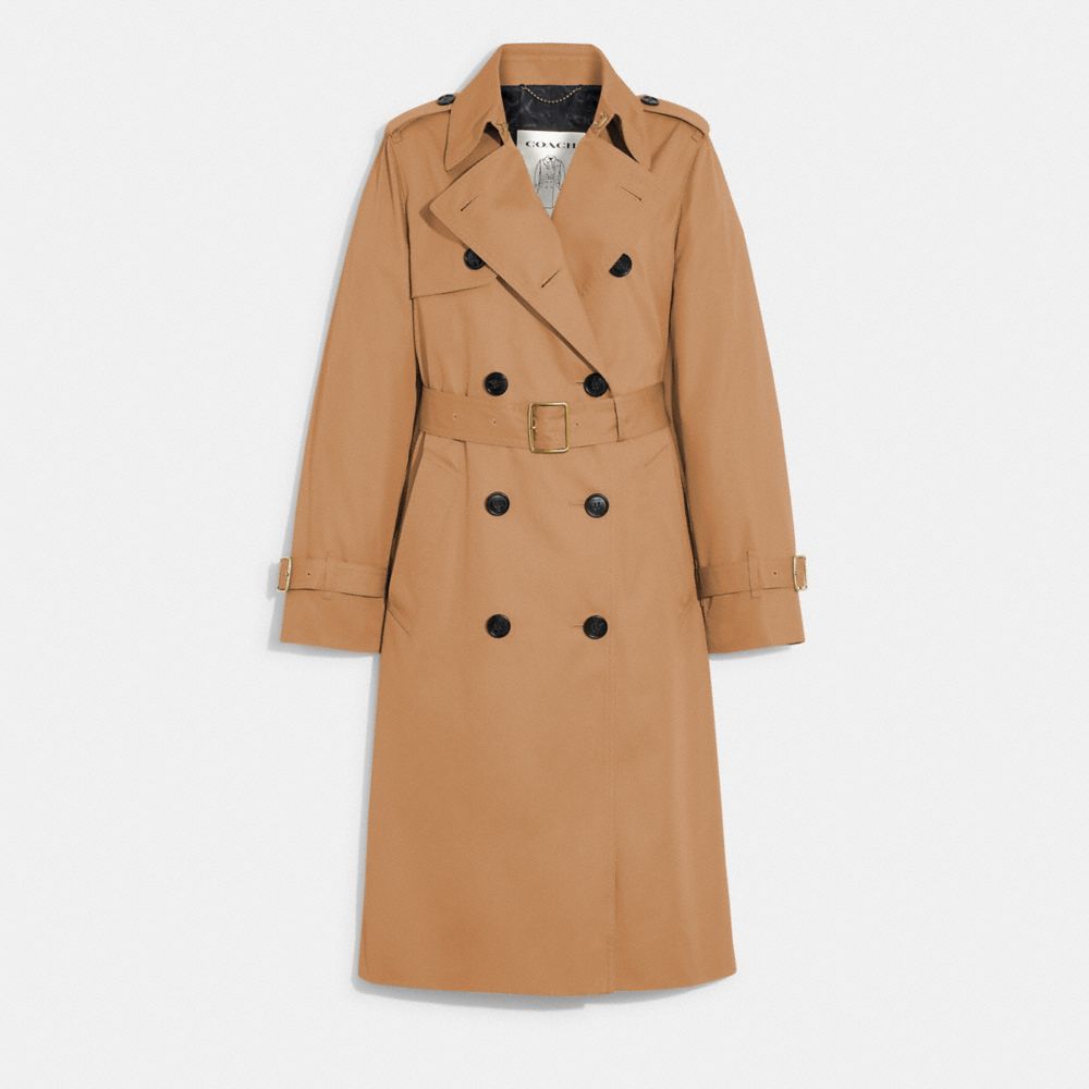 Coach Trench Coat Khaki | 364-CIMGWS