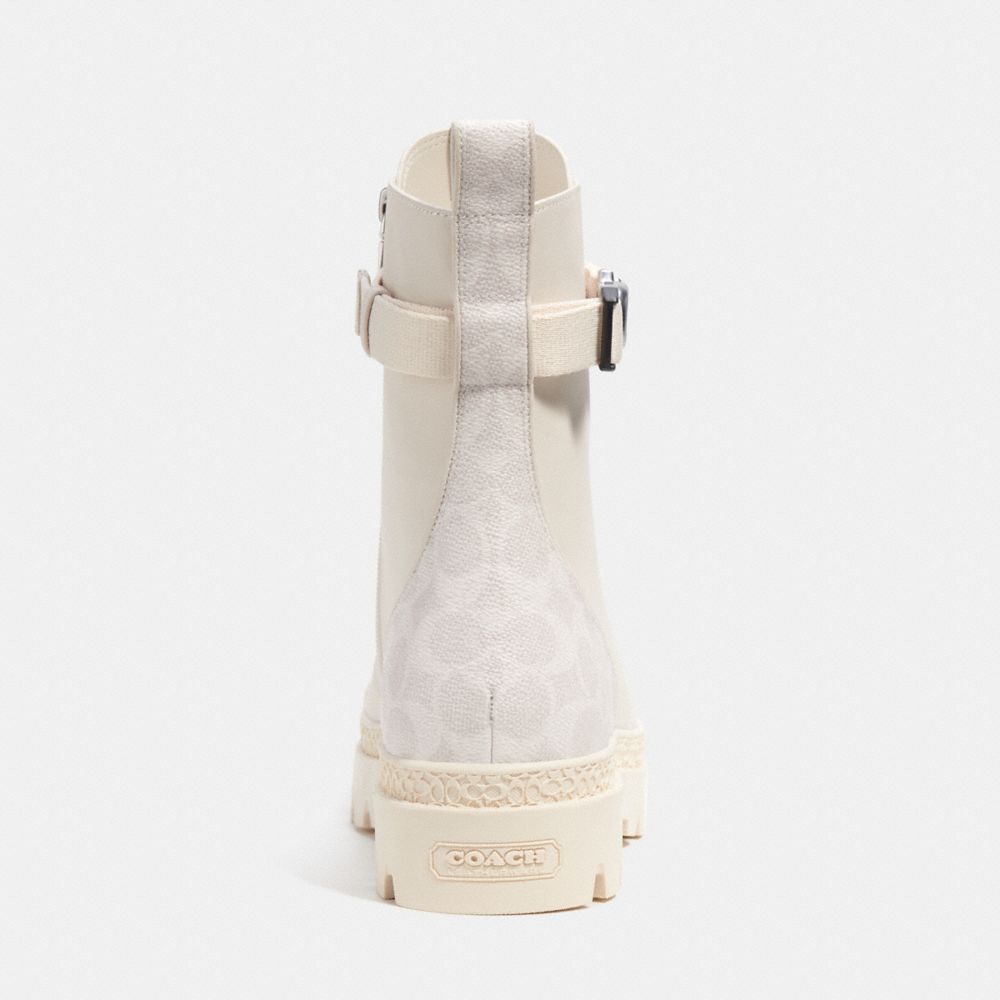 Coach Tucker Boot With Signature Canvas Chalk | 859-YIRKZL